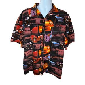 Vintage GRANDEUR Old School Cars Shirt Size XL